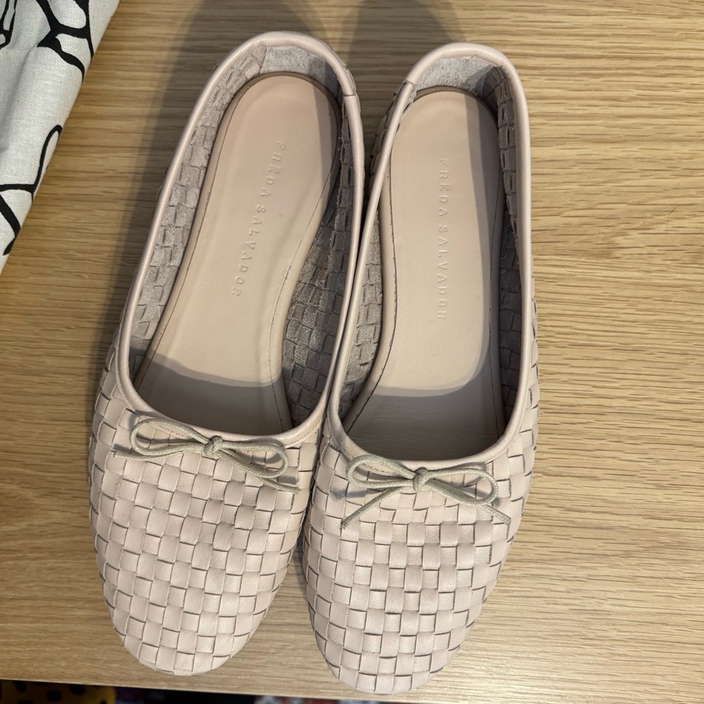 Freda Salvador Roma Hand Woven Ballet Flat